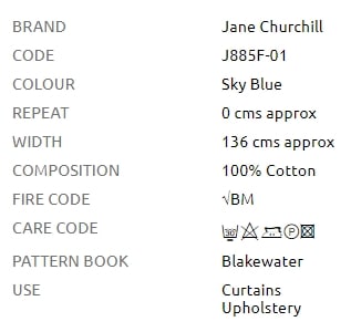 Bezugsstoffe Streifen Jane Churchill Willow Stripe Produkt Info