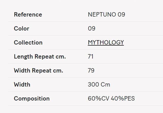Gardinenstoff gemustert Lizzo Neptuno 09 Info