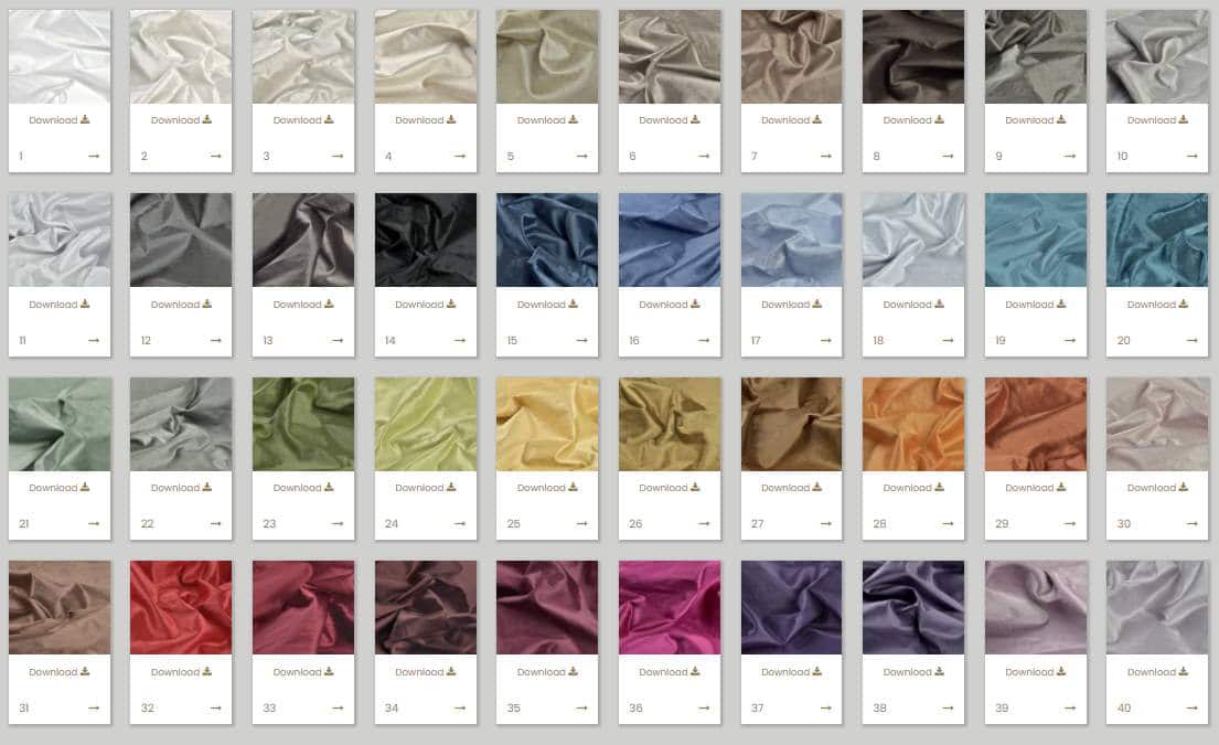 Vorhangstoff Uni Potenza 320cm Kobe Interior Fabrics 110775-1 Farben